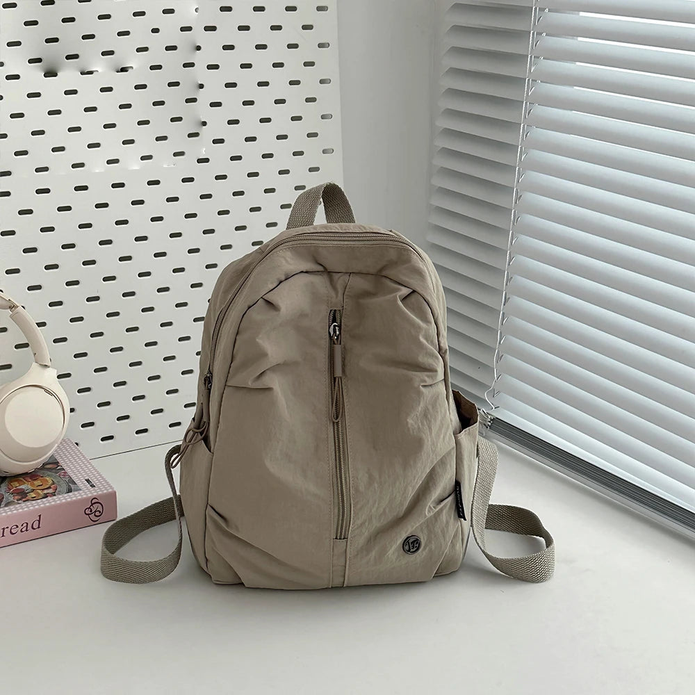mini sac a dos femme beige