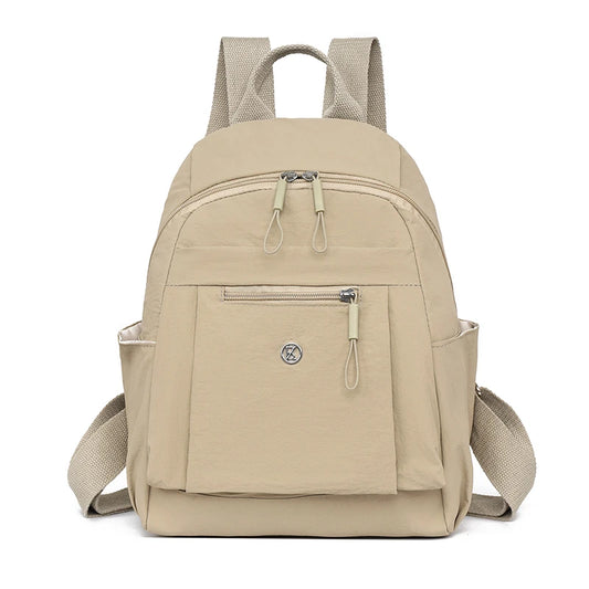 mini sac a dos femme beige