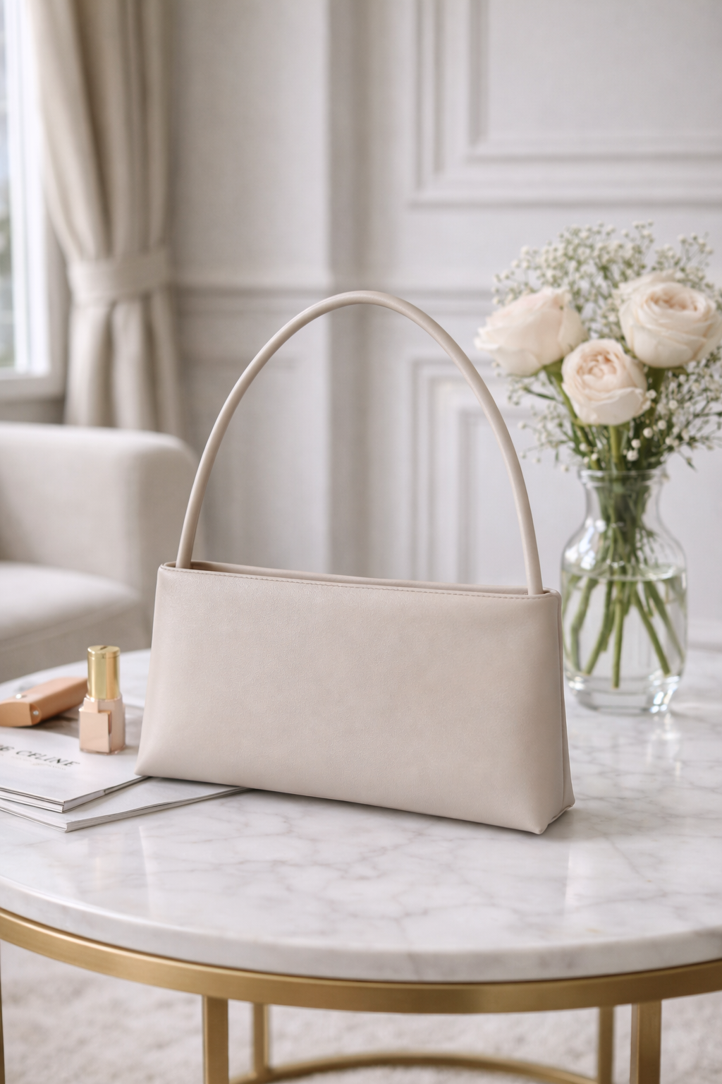 mini sac luxe blanc