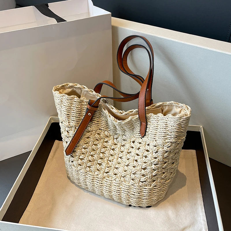 petit sac a main en paille 
