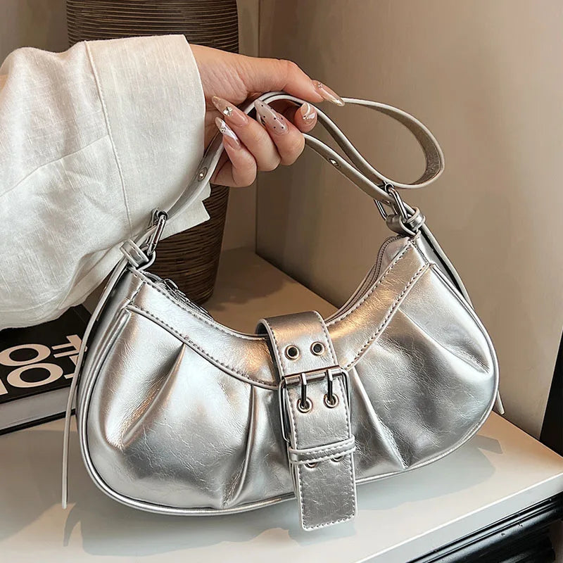petit sac a main femme argente
