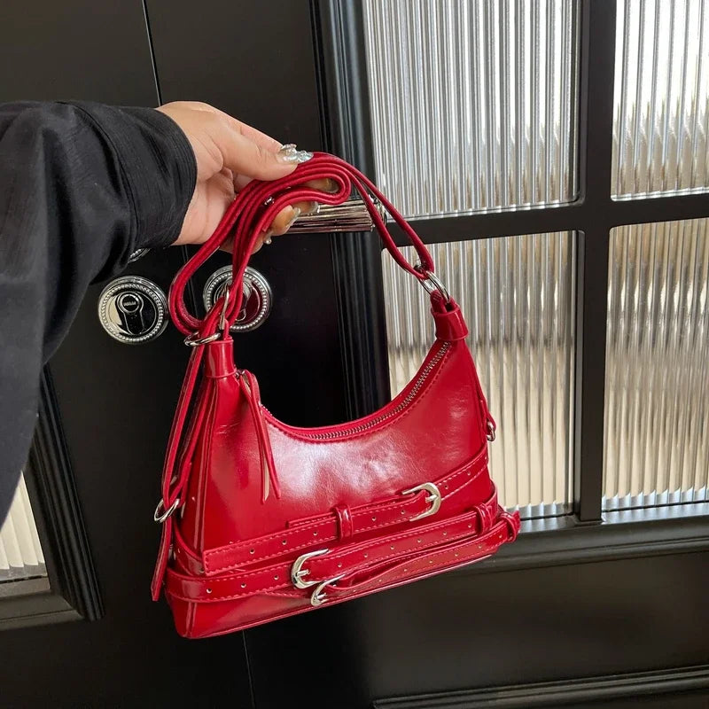 petit sac a main tendance rouge