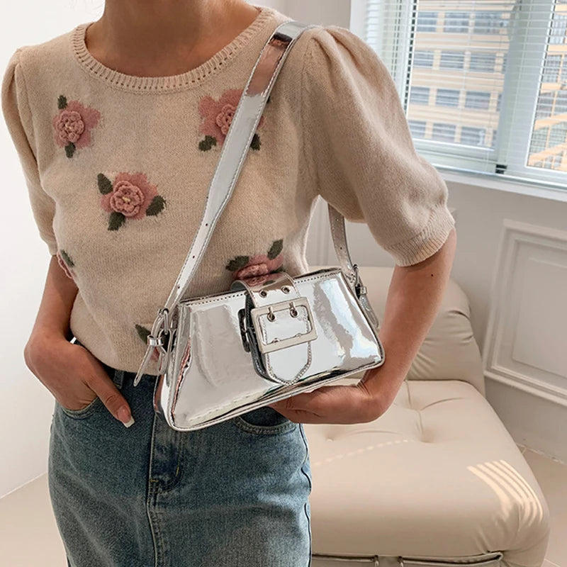 petit sac argente
