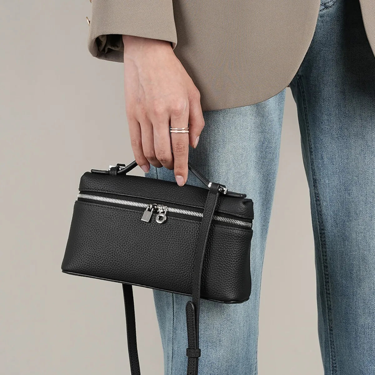 petit sac bandoulière noir tendance