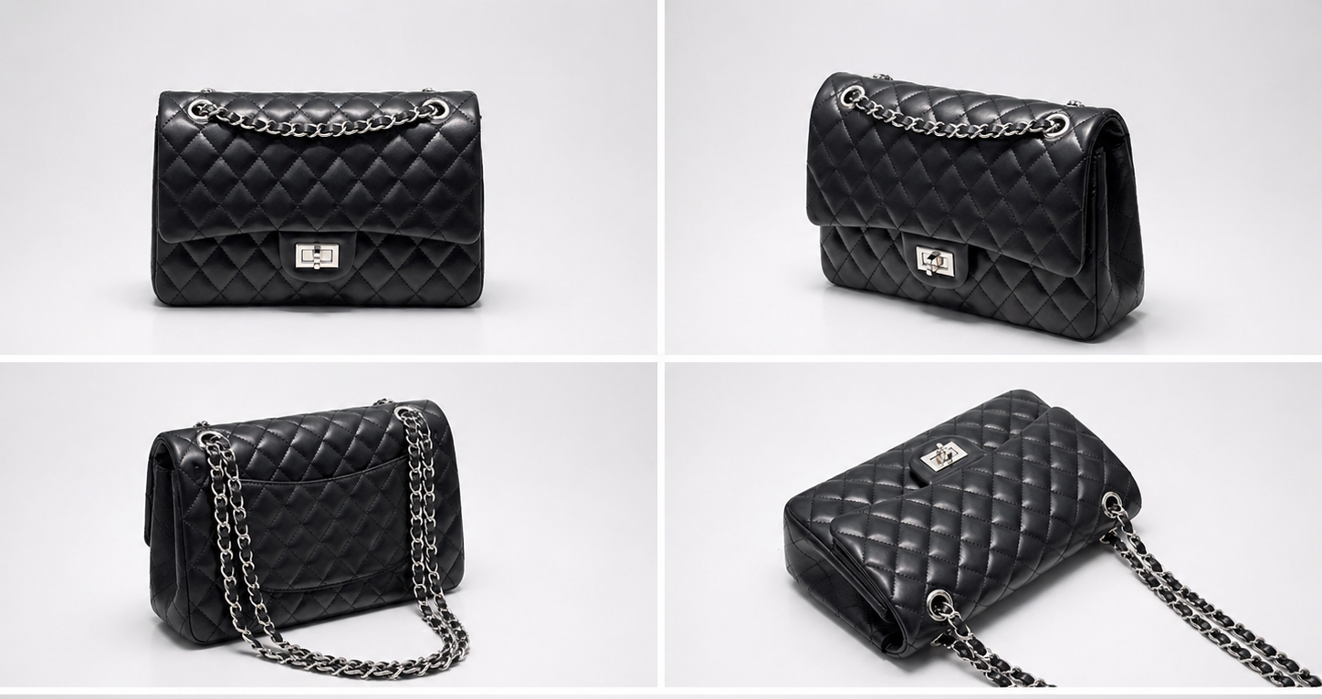 Sac Bandoulière Femme Moderne Cuir noir