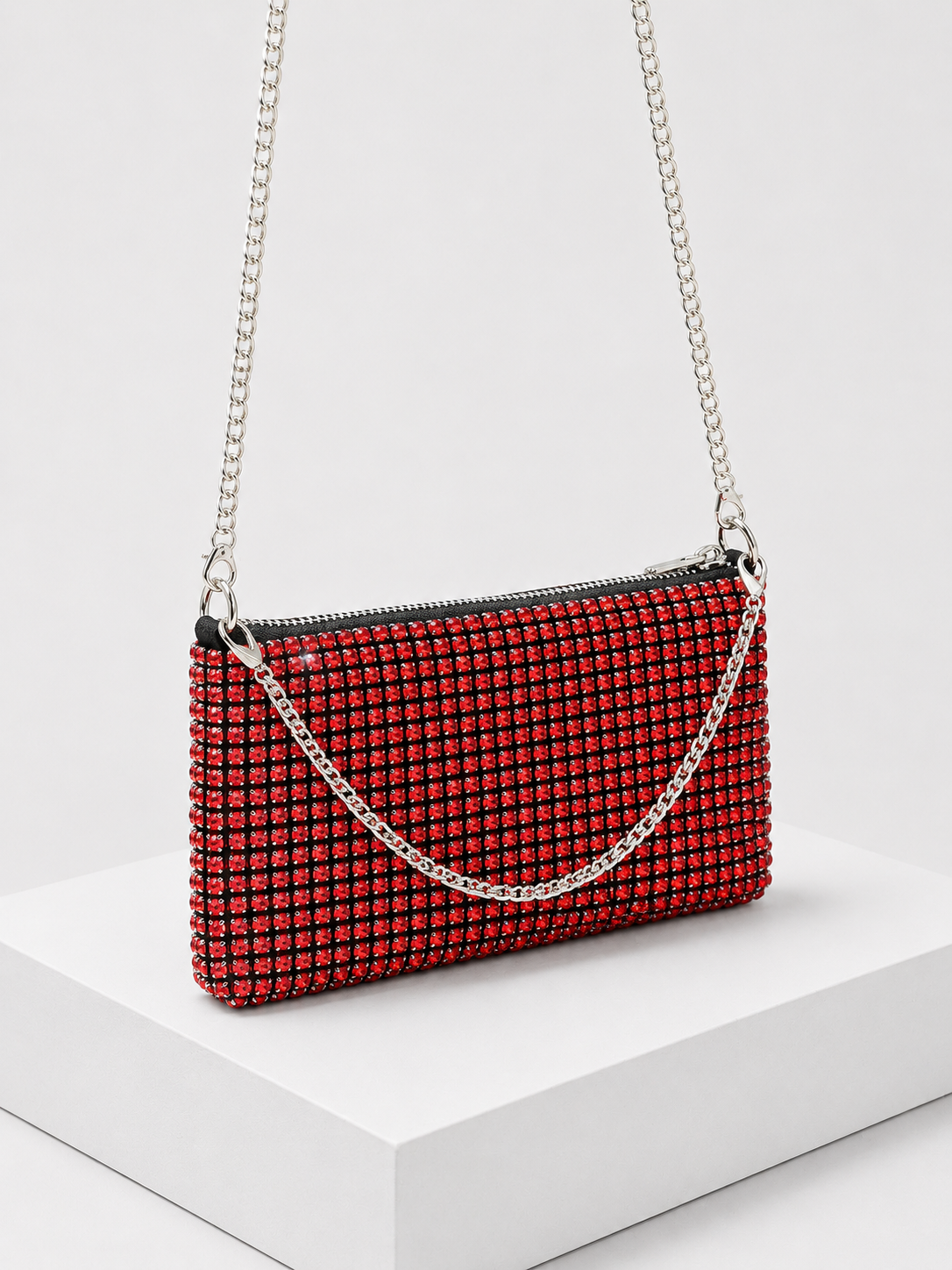 sac pochette pour mariage rouge