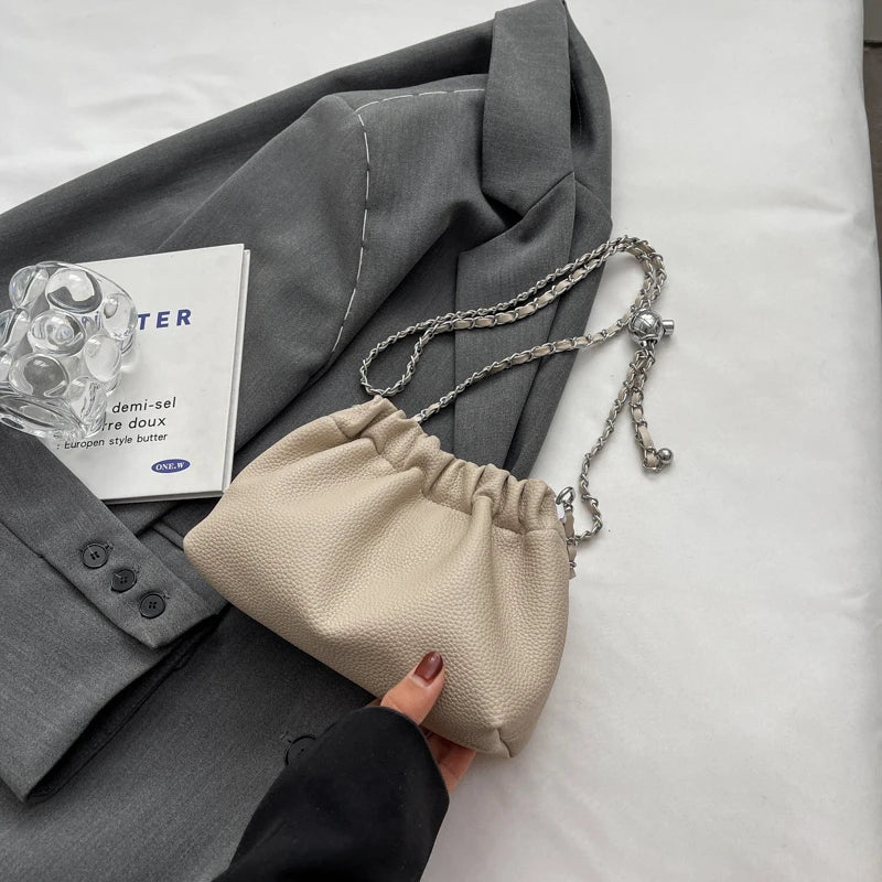 pochette beige