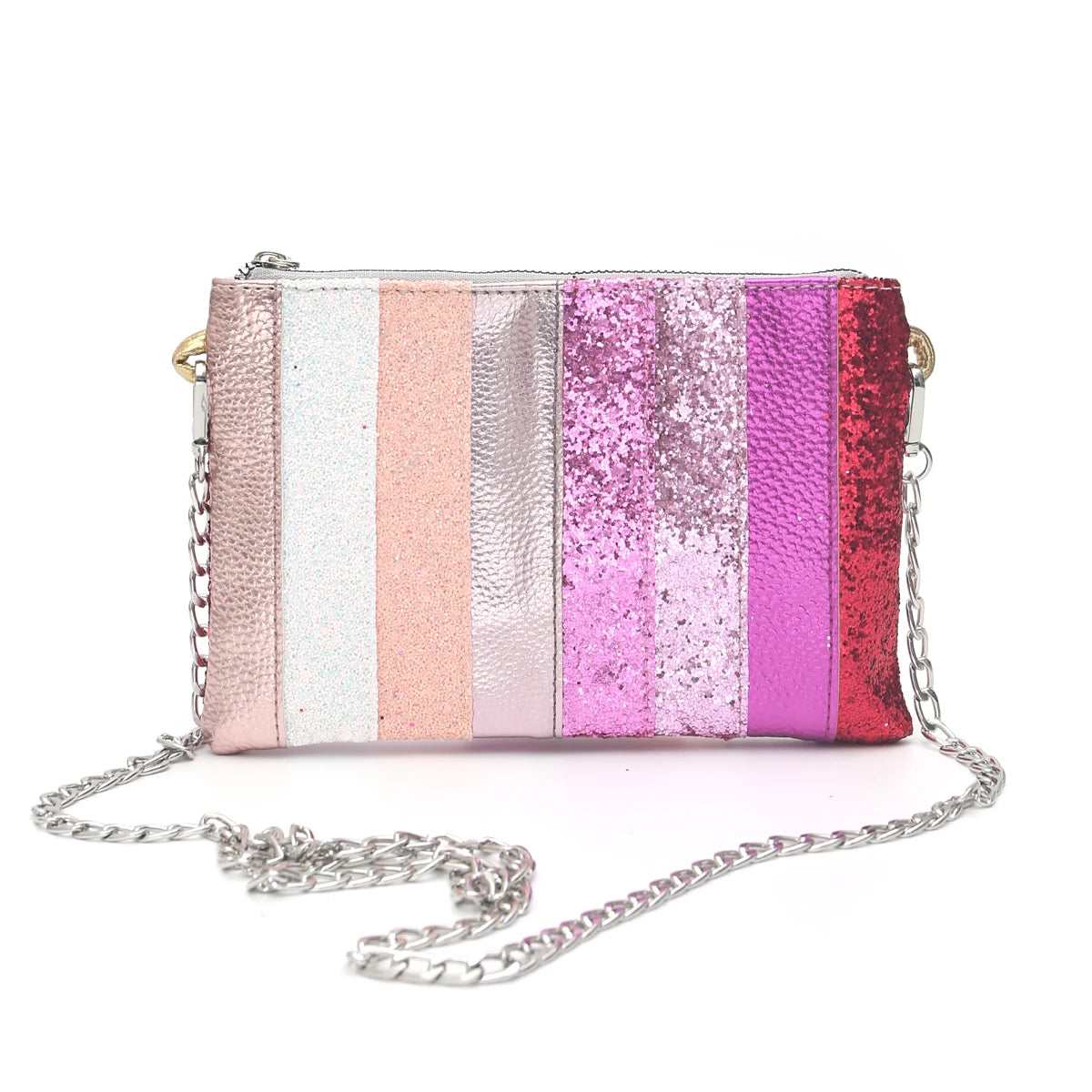 pochette coloree rose