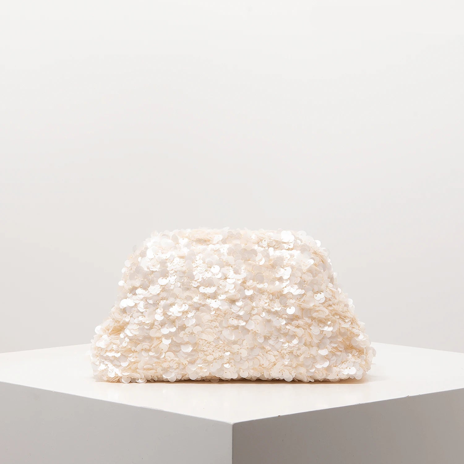 pochette de soiree ecru