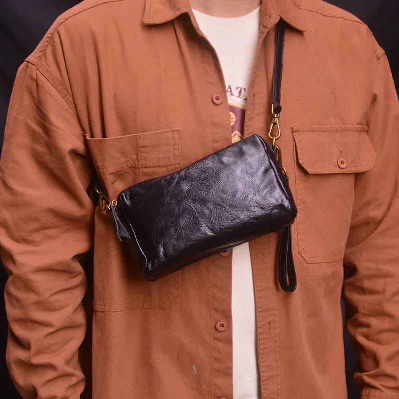 pochette en bandouliere homme