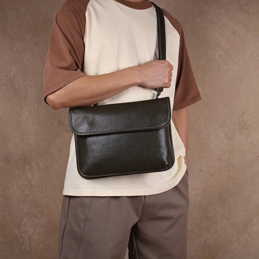 pochette homme cuir bandouliere