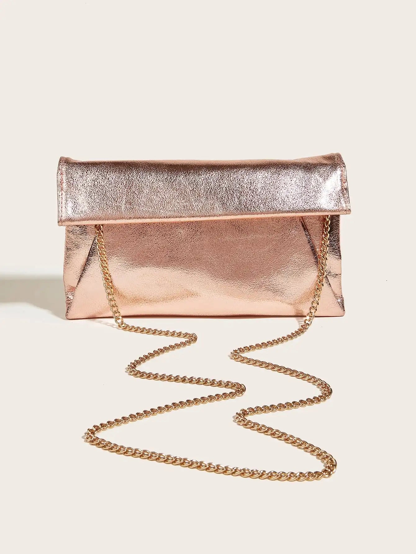 pochette mariage rose gold