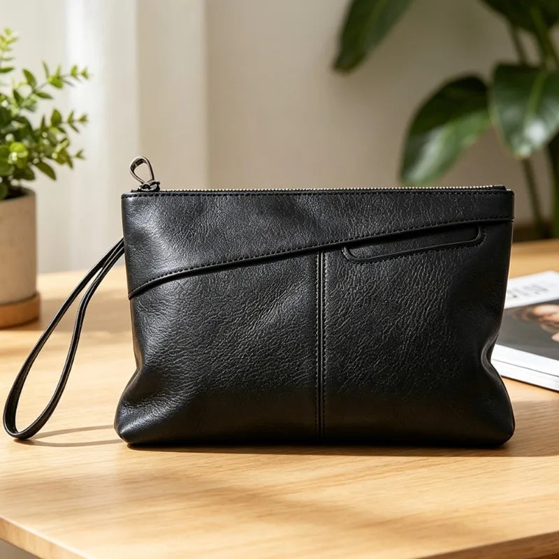 pochette noir homme