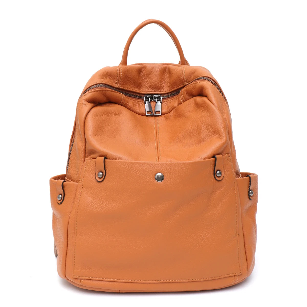 sac a dos cuir femme camel