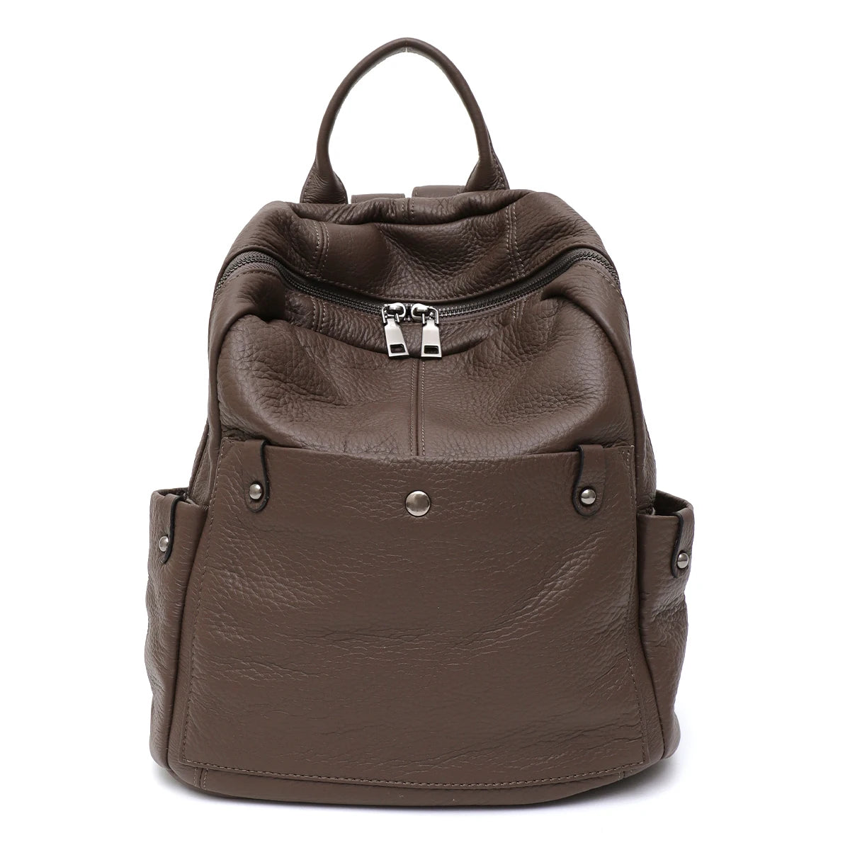 sac a dos cuir femme chocolat
