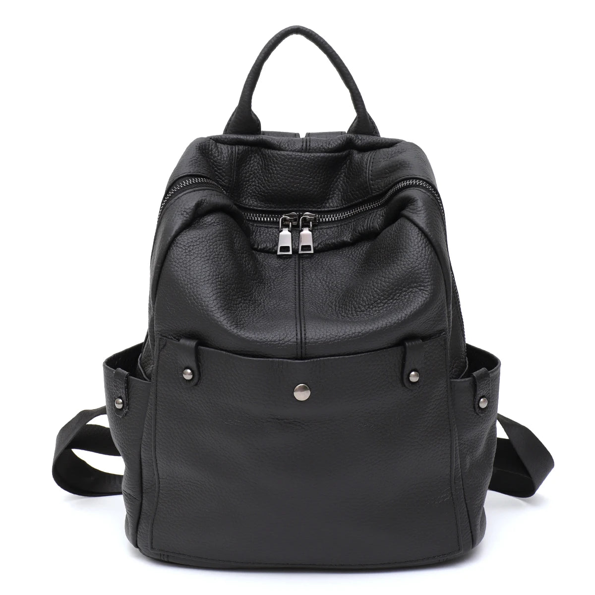 sac a dos cuir femme noir