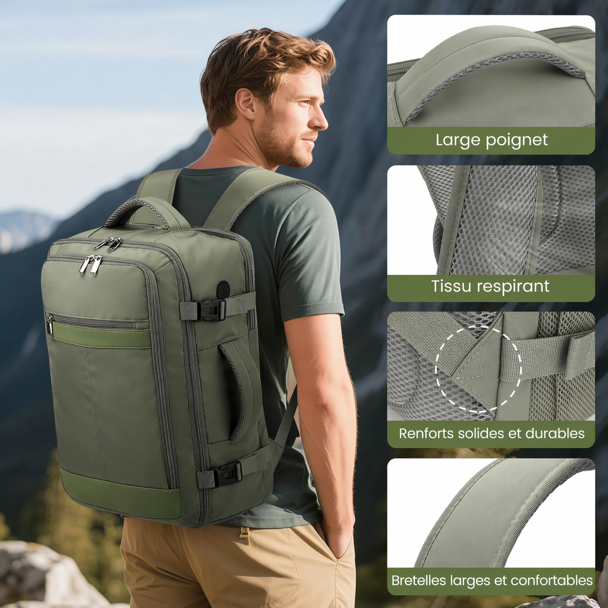 sac a dos pour voyage homme