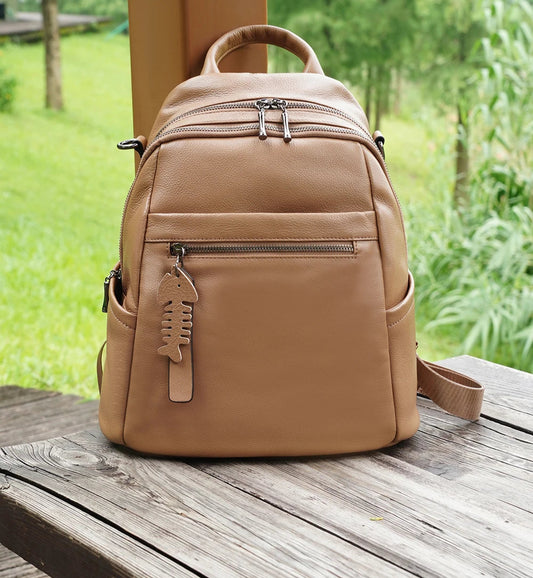 sac a dos en cuir femme