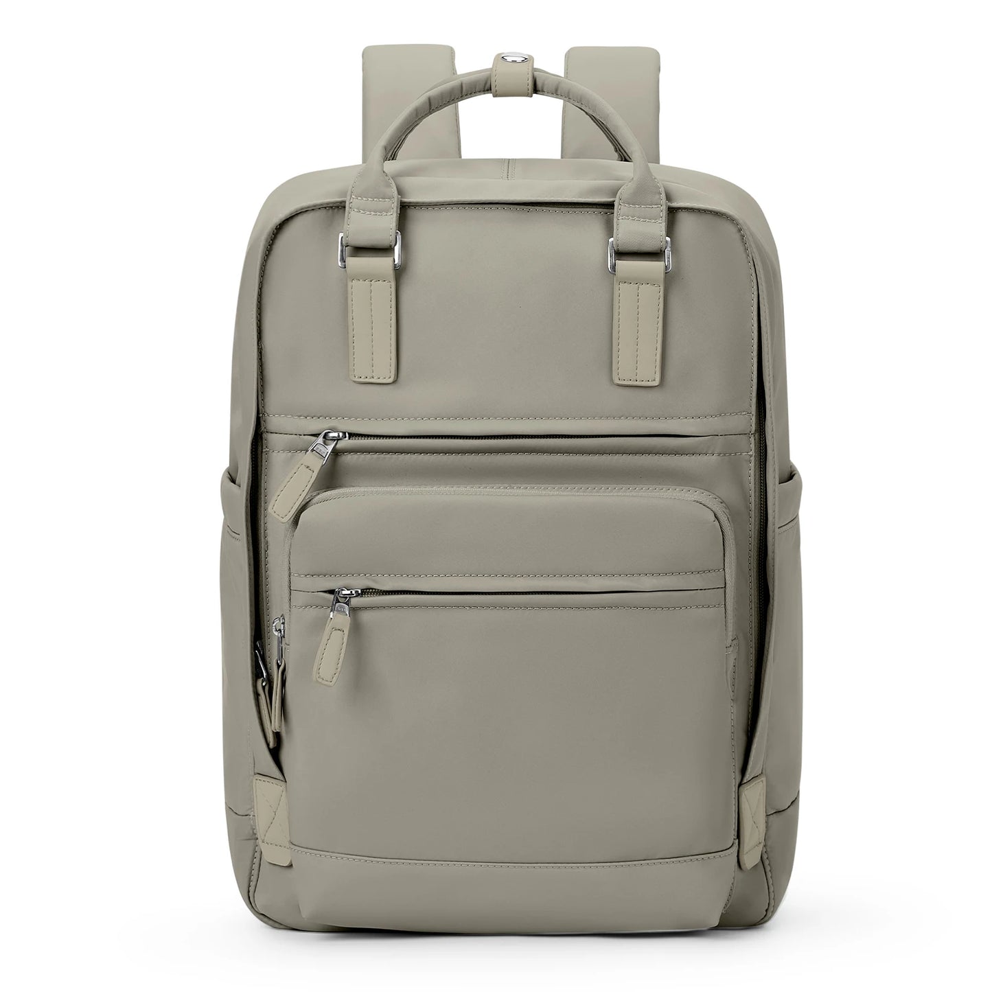 sac a dos femme ordi beige