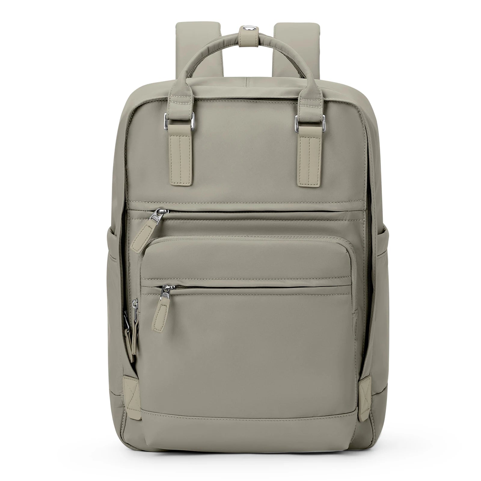 sac a dos femme ordi beige