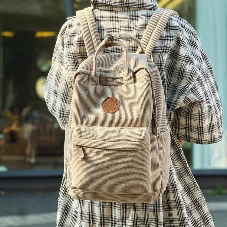 sac a dos femme original velours