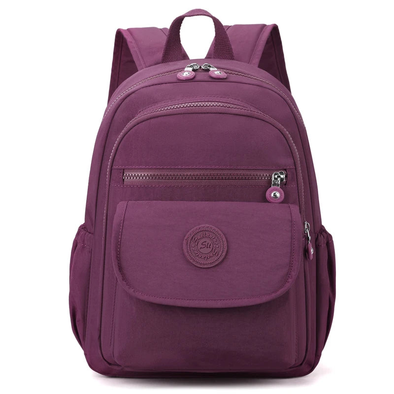 sac a dos femme tissu violet