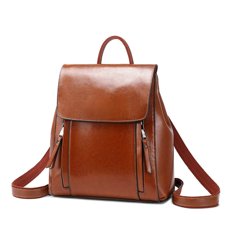 sac a dos femme ville marron