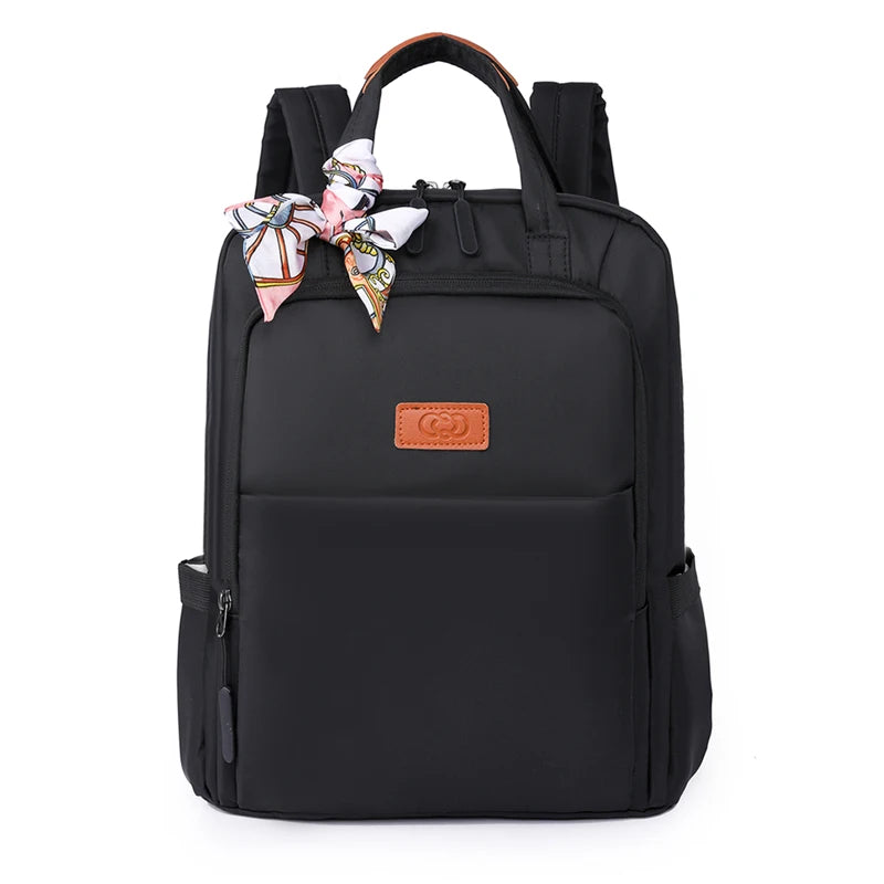 sac a dos noir pour femme en nylon