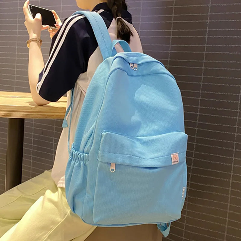 sac a dos pour lycee bleu