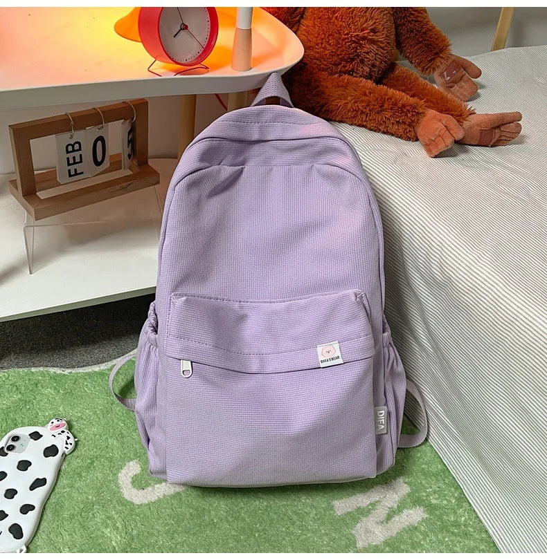 sac a dos pour lycee lila