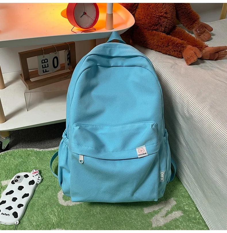 sac a dos pour lycee bleu