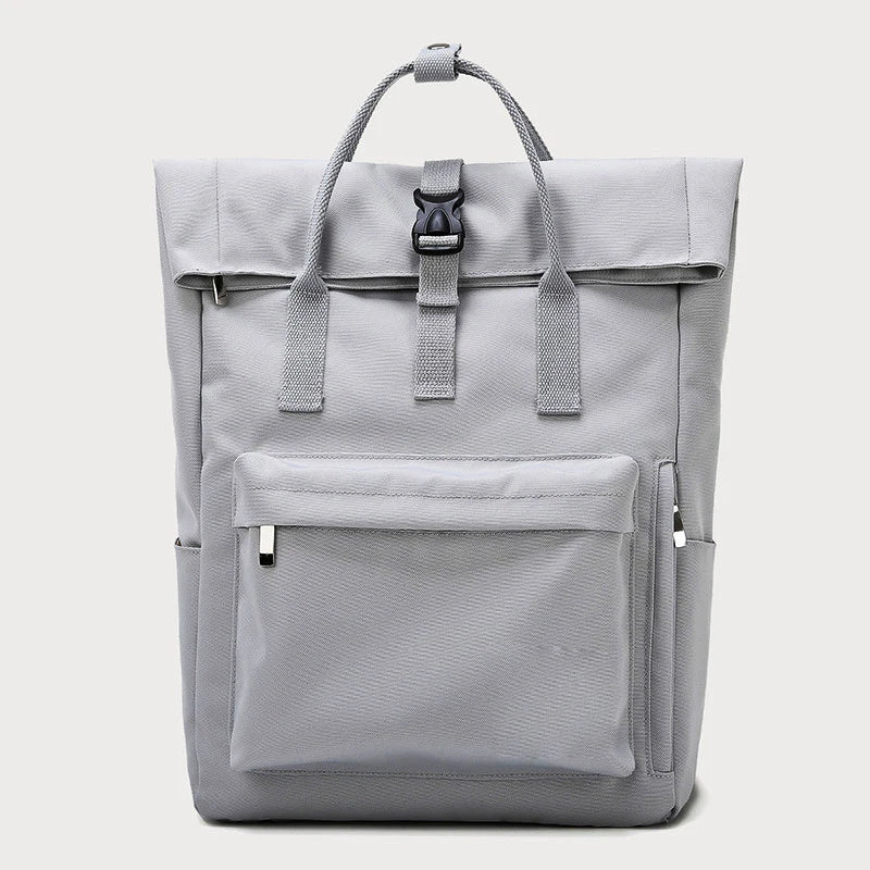 sac a dos toile femme gris