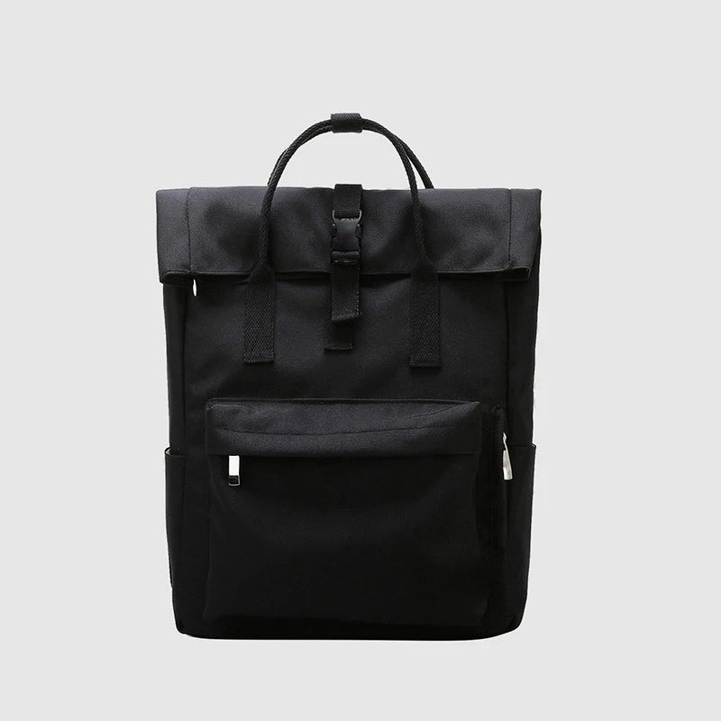 sac a dos toile femme noir