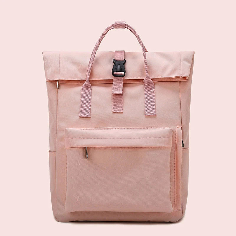 sac a dos toile femme rose