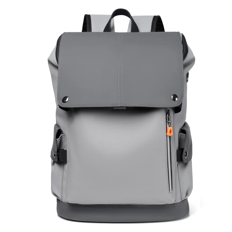 sac a dos urbain homme gris clair