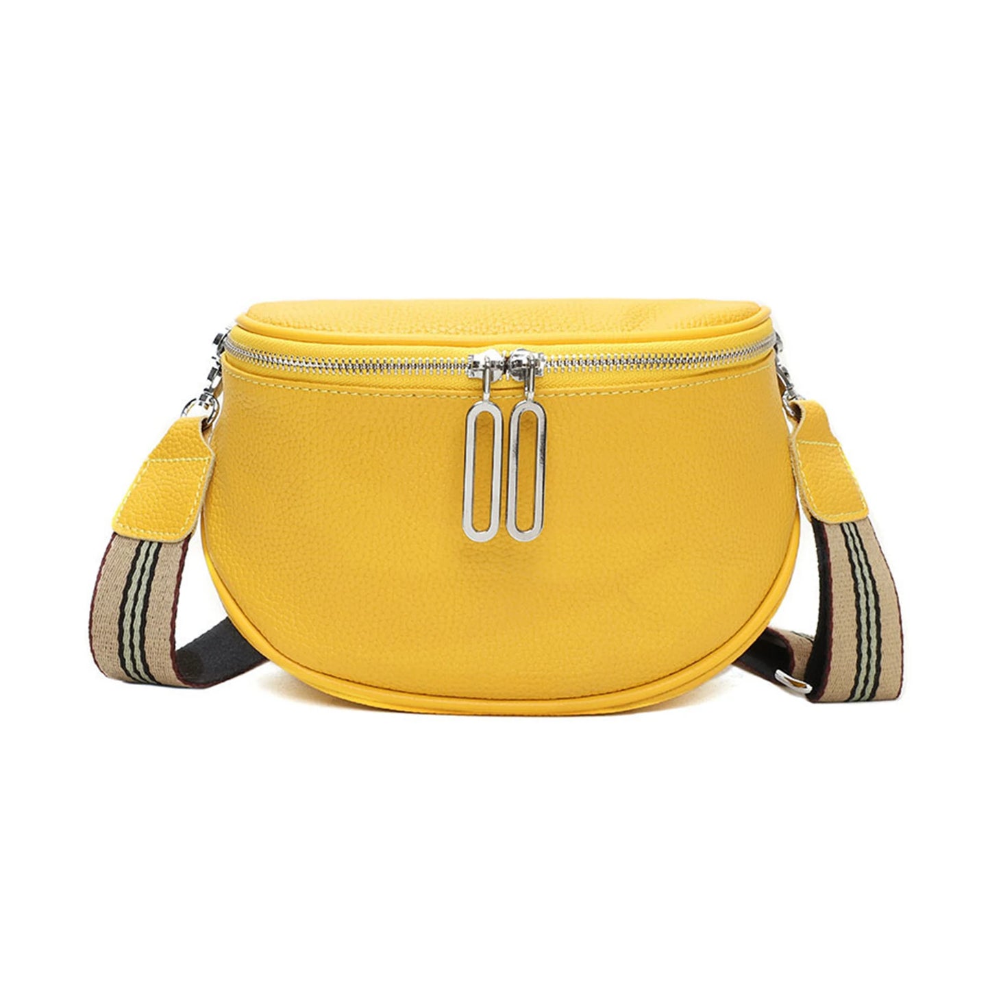 sac a main banane cuir femme jaune