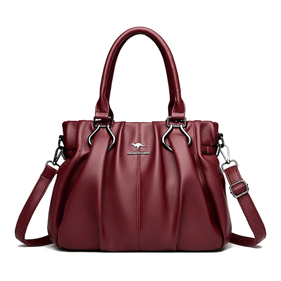 sac a main bordeaux cuir femme