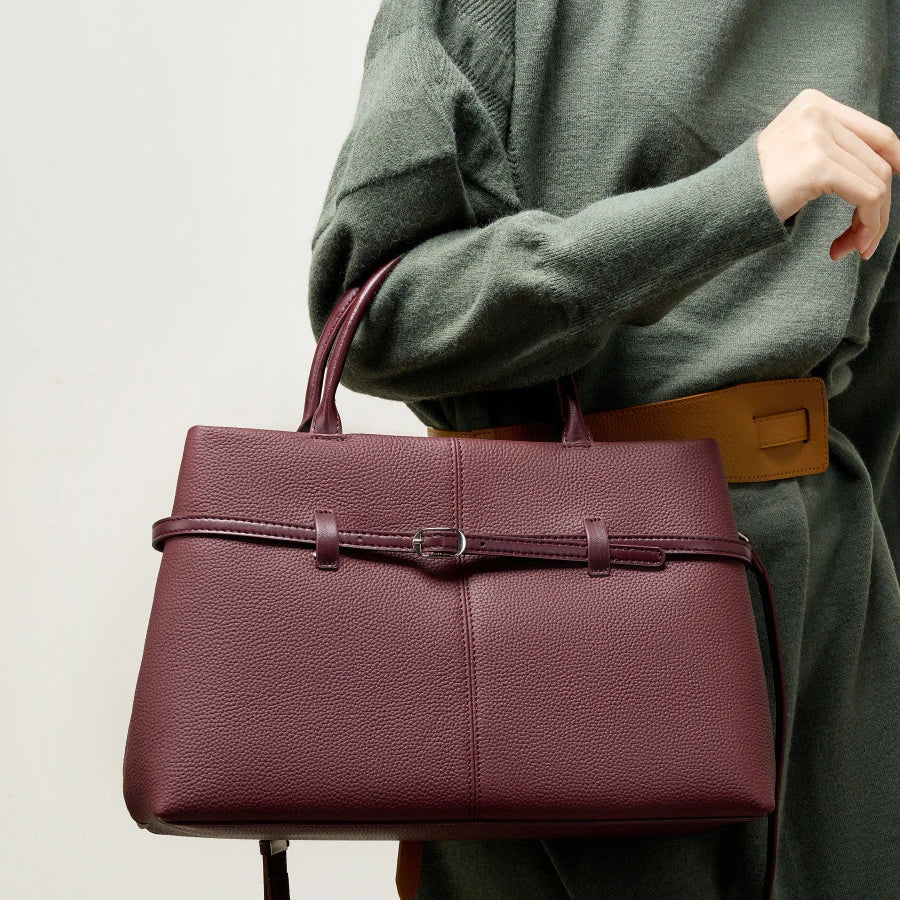 sac a main cabas cuir