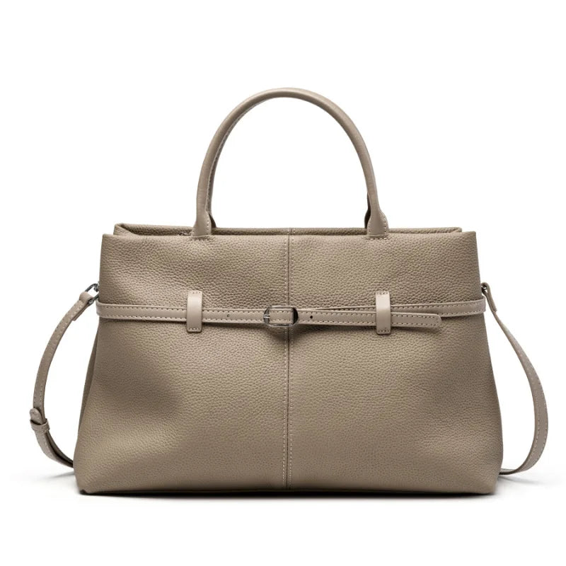 sac a main cabas cuir beige