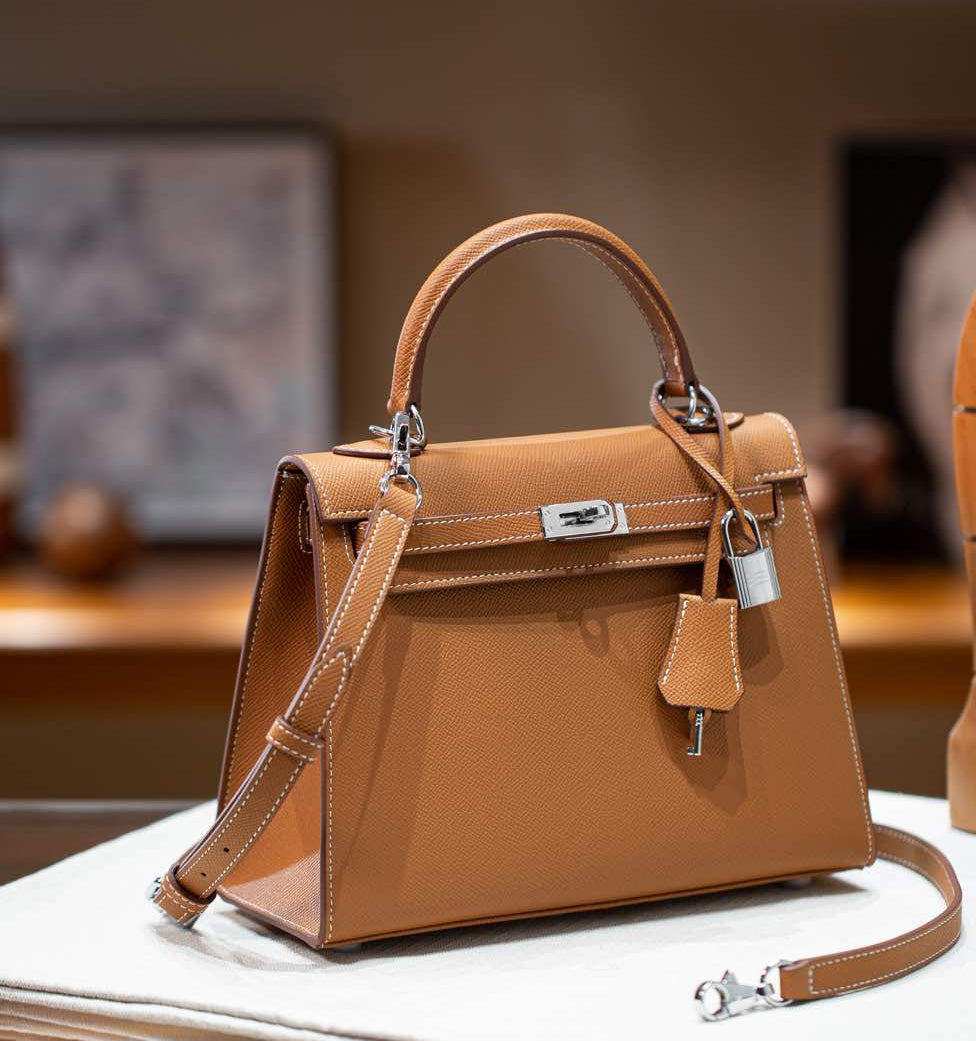 sac a main cuir camel