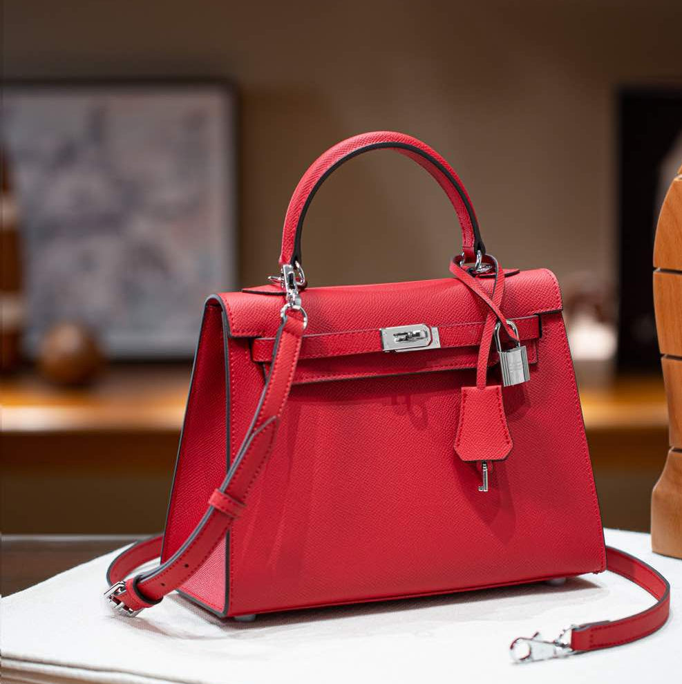 sac a main cuir rouge