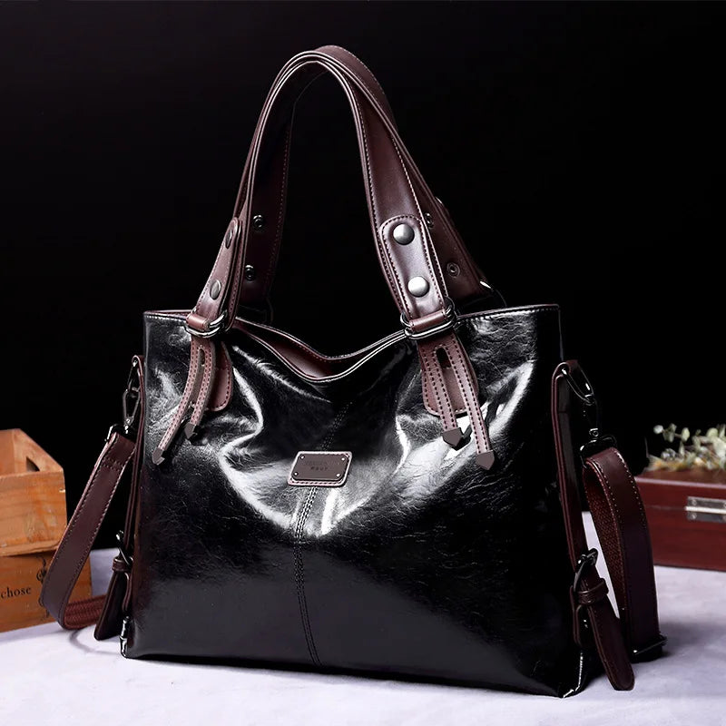 sac a main cuir vintage femme