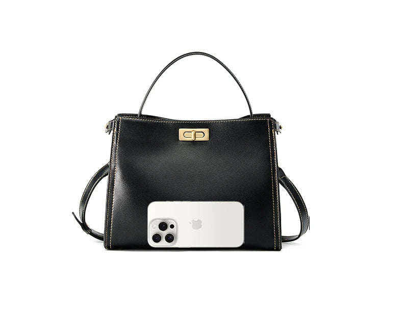 sac a main cuir noir