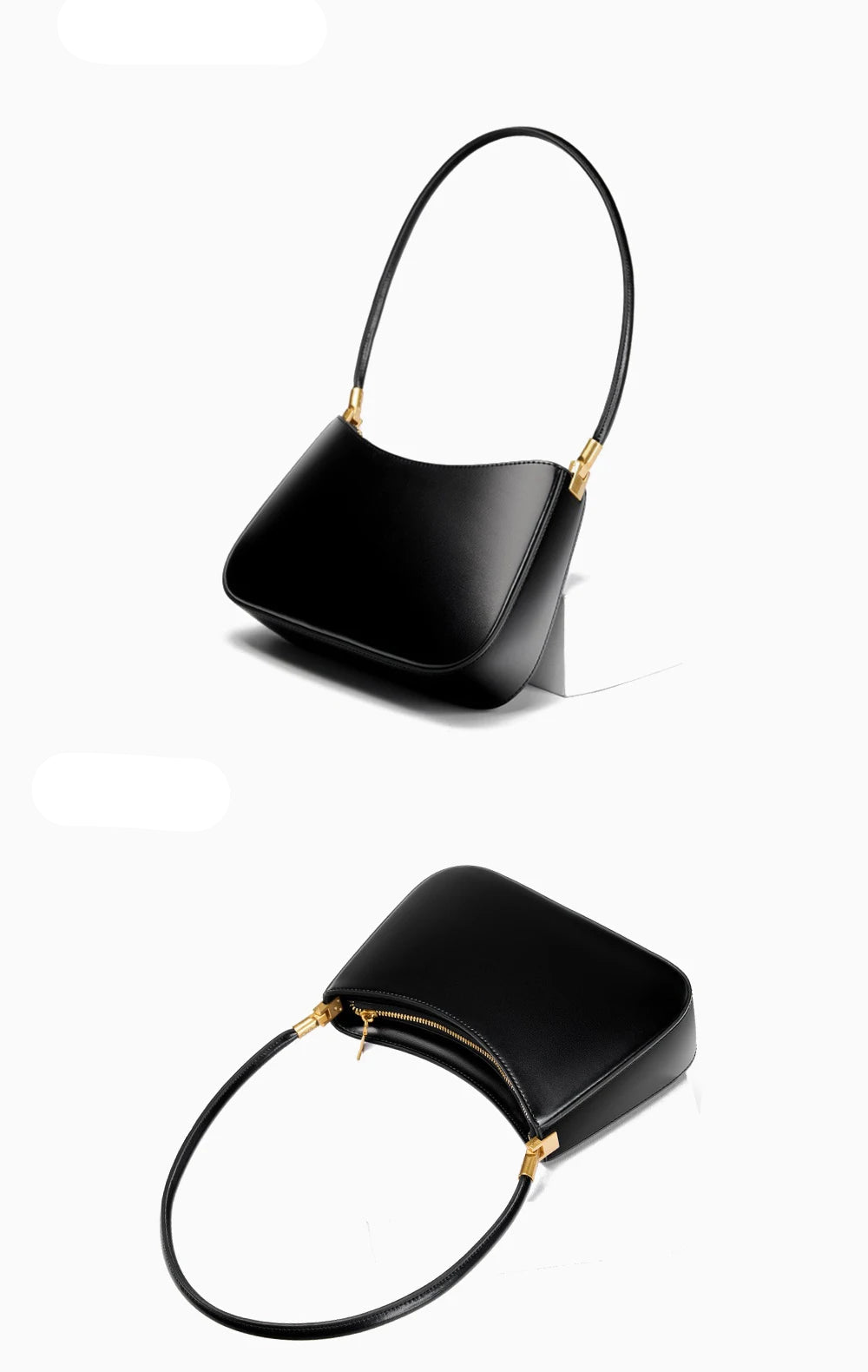 sac a main en cuir noir femme