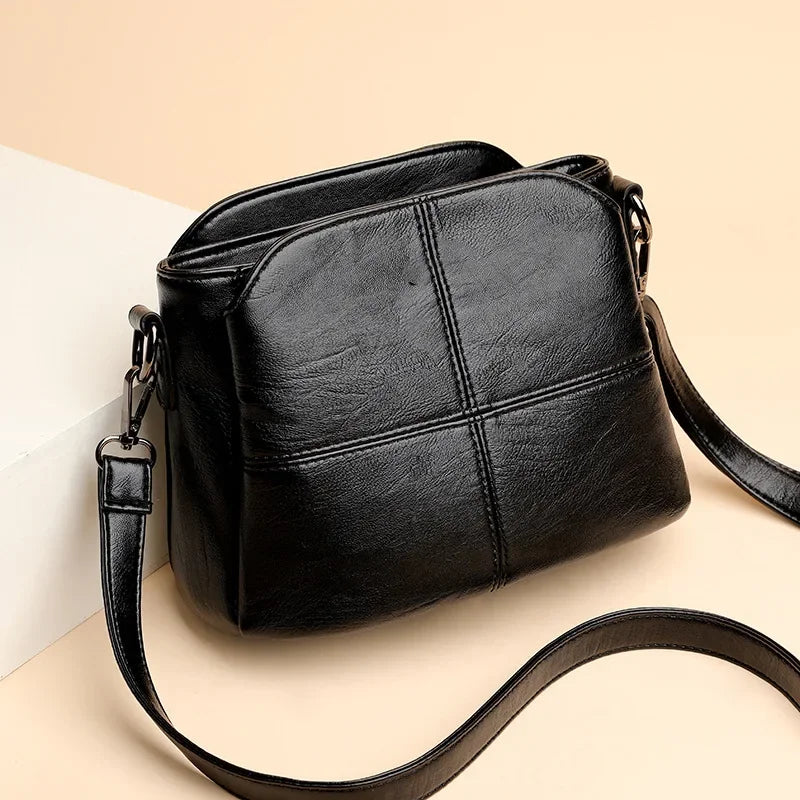 sac a main noir bandouliere femme