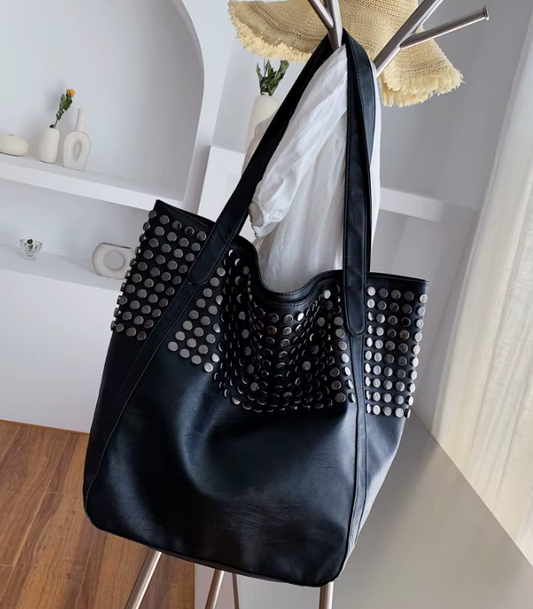sac a main noir souple