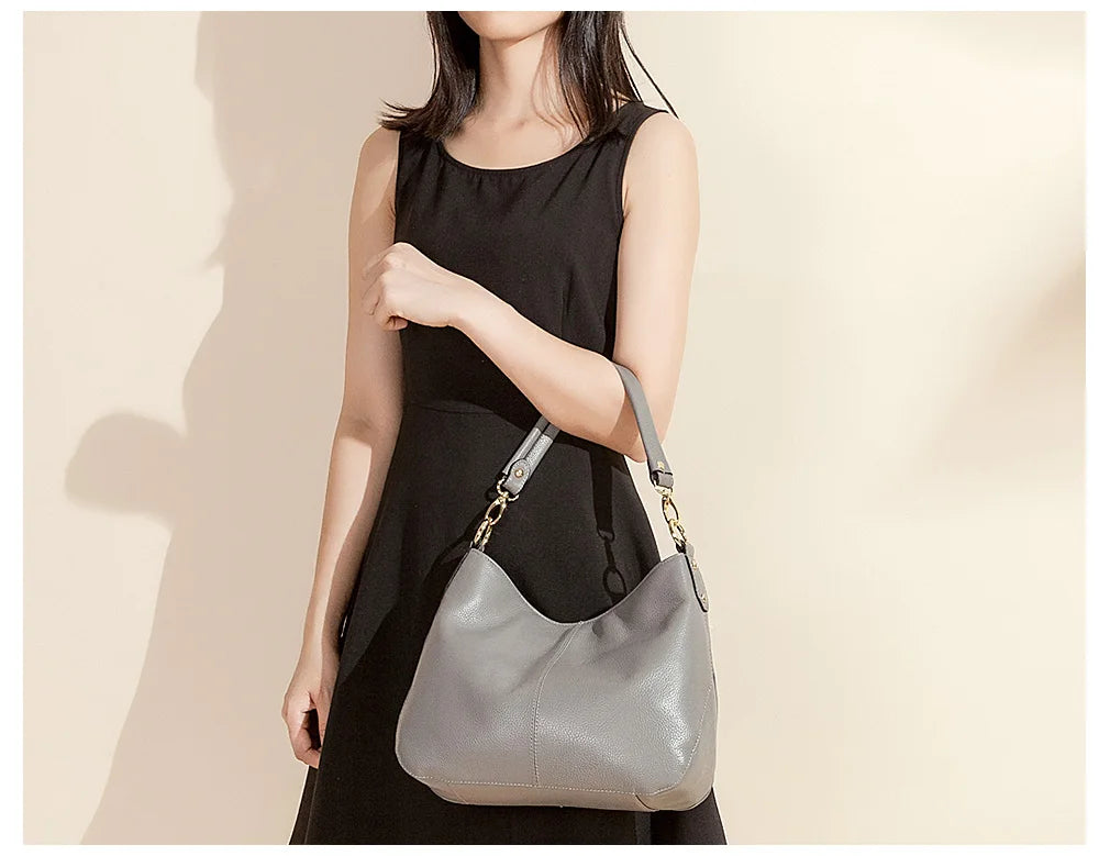 sac a main porte epaule en cuir souple