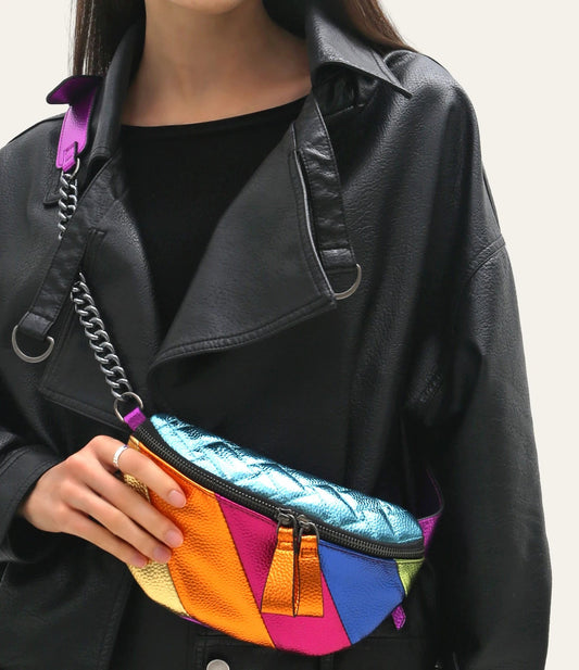 sac banane femme colore