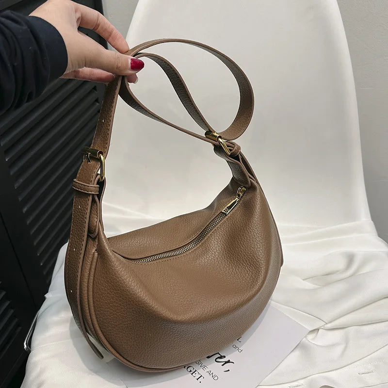 sac banane femme elegante marron