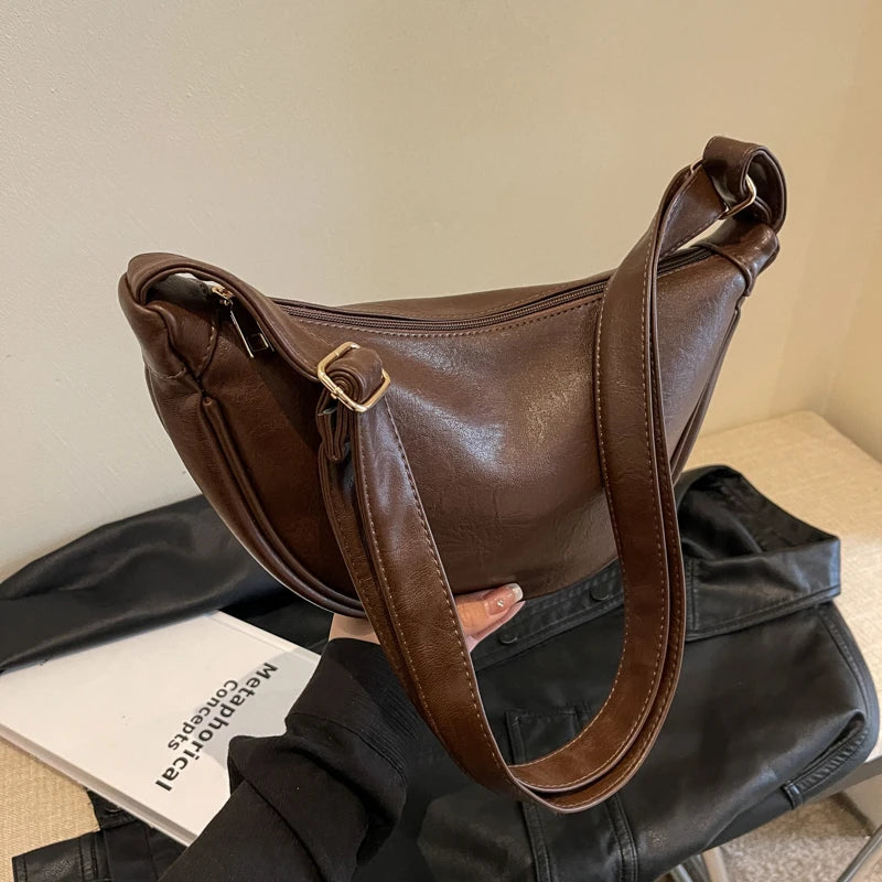 sac banane femme marron fonce